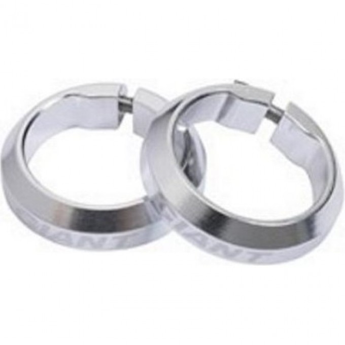 Комплект колец-фиксаторов для грипс GIANT серебрянный 190000172