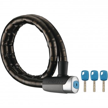 Усиленный замок для велосипеда SURELOCK TOUGH 1 (25 мм трос + усиленная оболочка)
